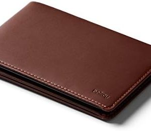 Bellroy Travel Wallet (Slim Leather Passport Wallet, RFID Blocking, Organizes Travel Documents, Cash & Tickets, Holds 4-10 Cards, Includes Micro Pen) – Cocoa – RFID