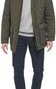 Cole Haan Men’s Quilted Rain Jacket